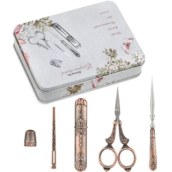 ESTUCHE COSTURA VINTAGE BRONCE